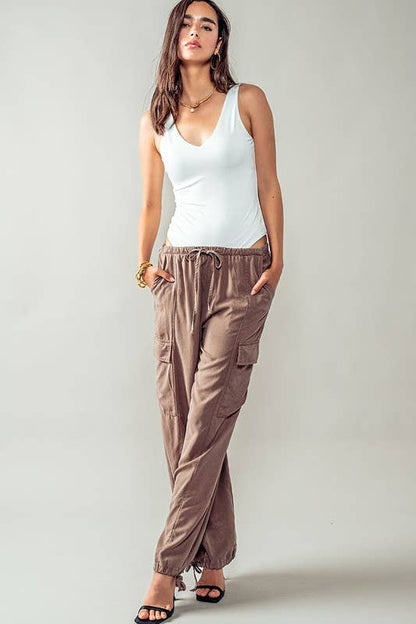 Cargo Chic Straight Leg Pant