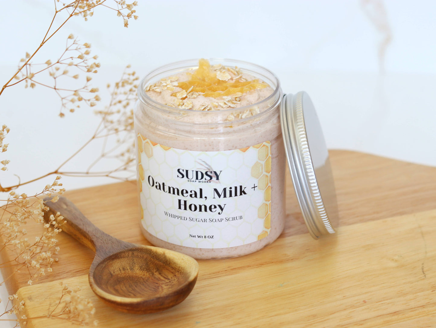 Oatmeal, Milk + Honey Whipped Sugar Scrub