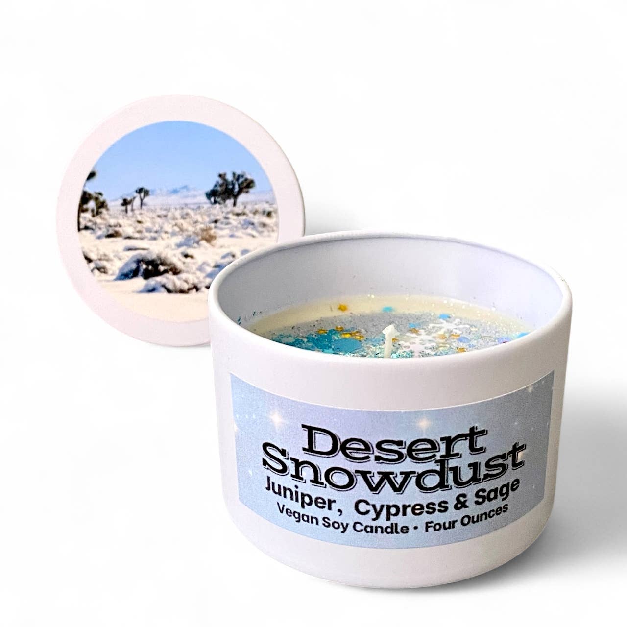 Desert Snowdust Candle | Juniper, Cypress & Sage | Christmas