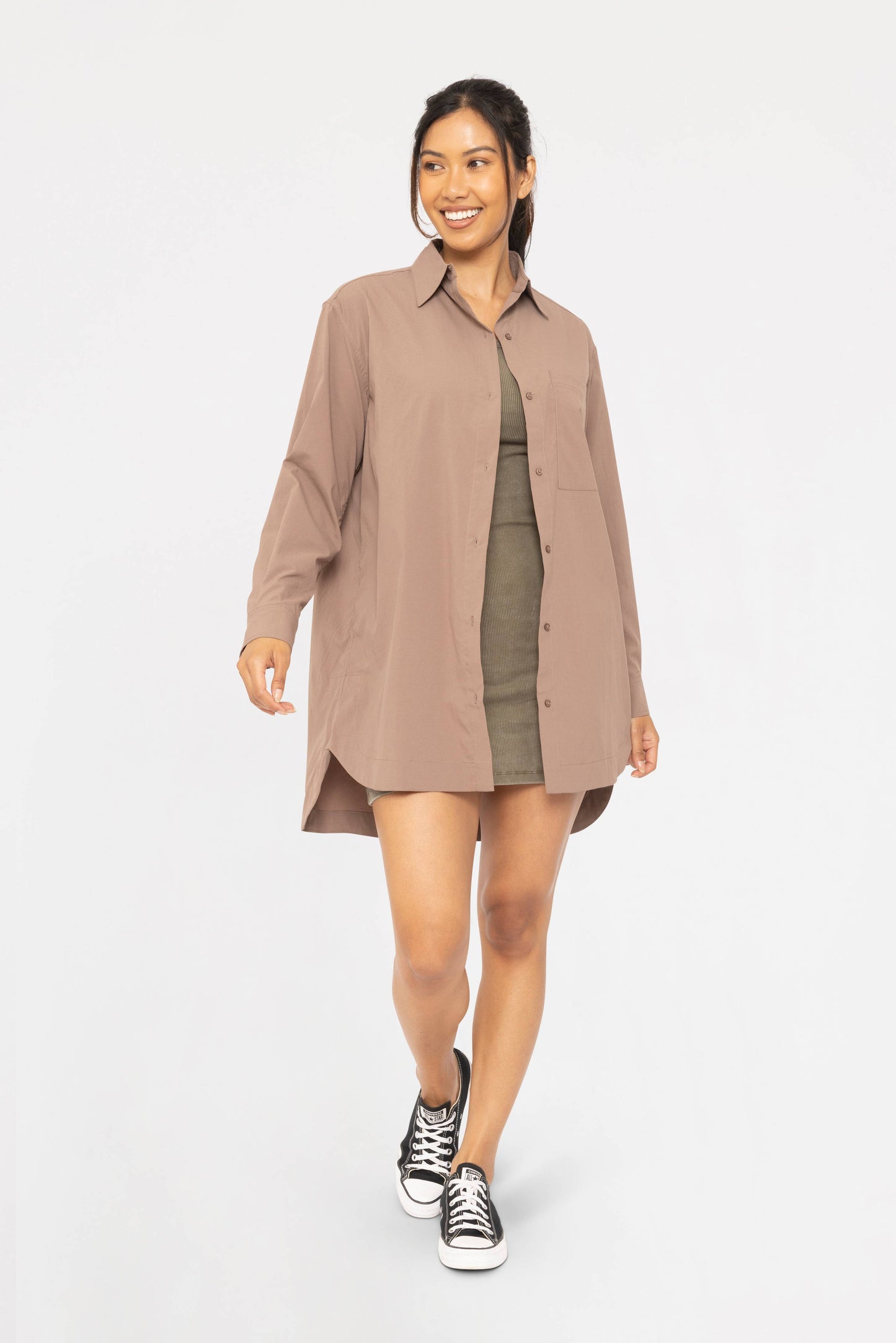 Classic Oversized Button-Up Shirt