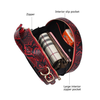 Mallory Crossbody Handbag Vegan Leather Women by Mia k.: Olive