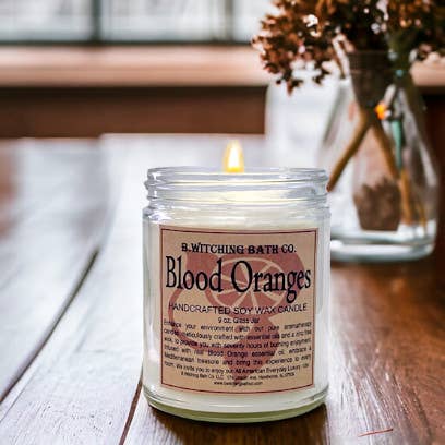 Blood Orange Soy Wax Candles 9oz