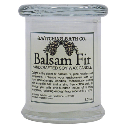 Balsam Fir Soy Wax Apothecary Candles 8oz
