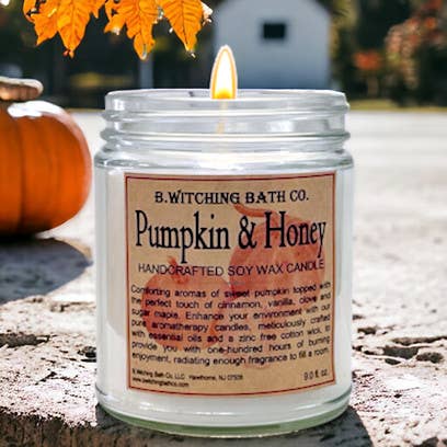 Pumpkin & Honey Soy Wax Candles 9oz