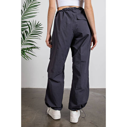 CARGO PANTS: Slate Blue / XL NYLON TASLAN BALLON