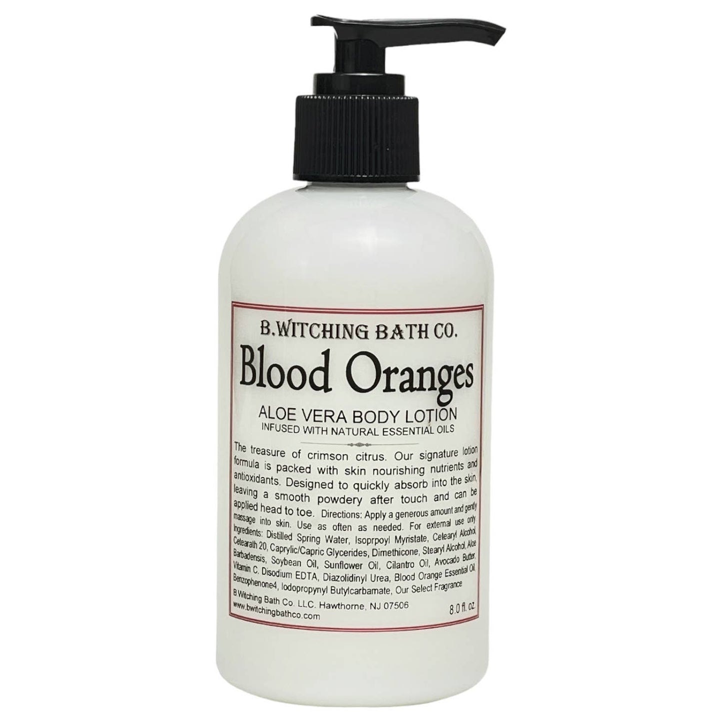 Blood Orange Aloe Vera Body Lotion 8oz.
