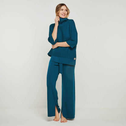 LOUNGEWEAR SET - Sweater Bailey & Pants Bailey: Teal / XL