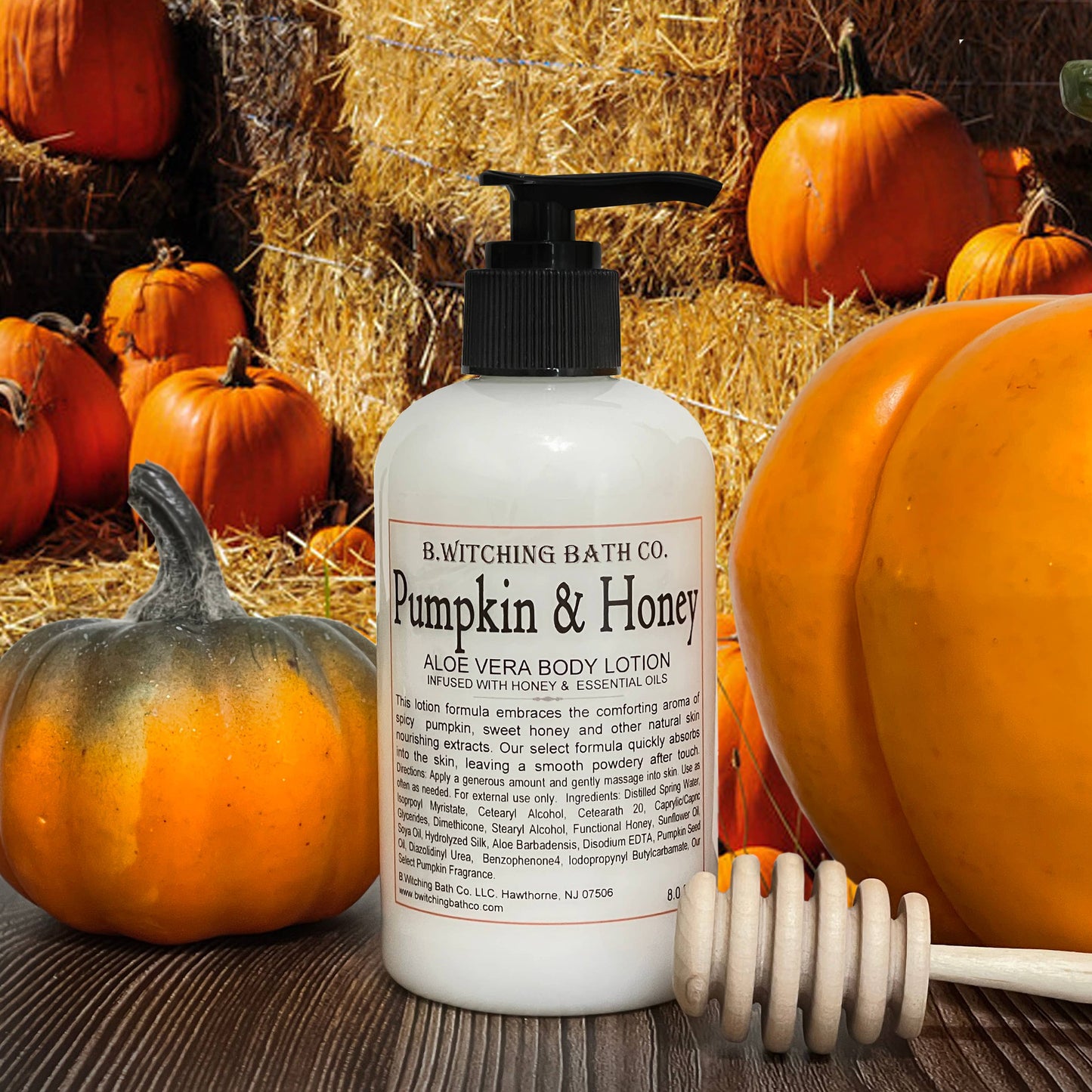 Pumpkin & Honey Aloe Vera Body Lotion 8oz.