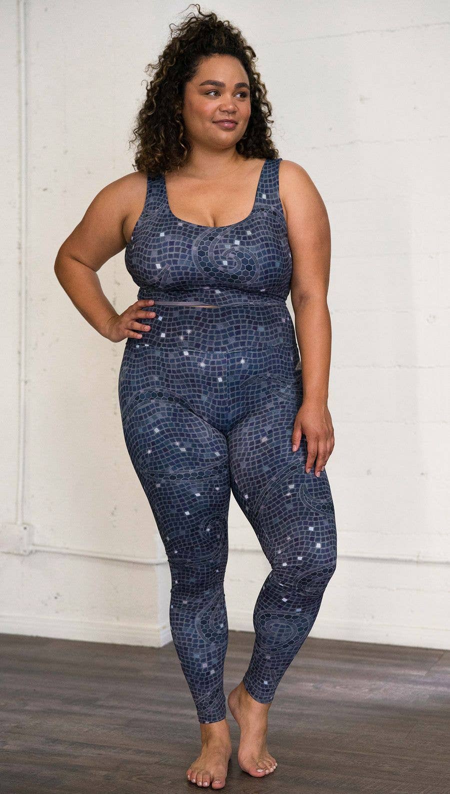 Celestial Mosaic - Buttery Soft Athleisure Leggings: XS