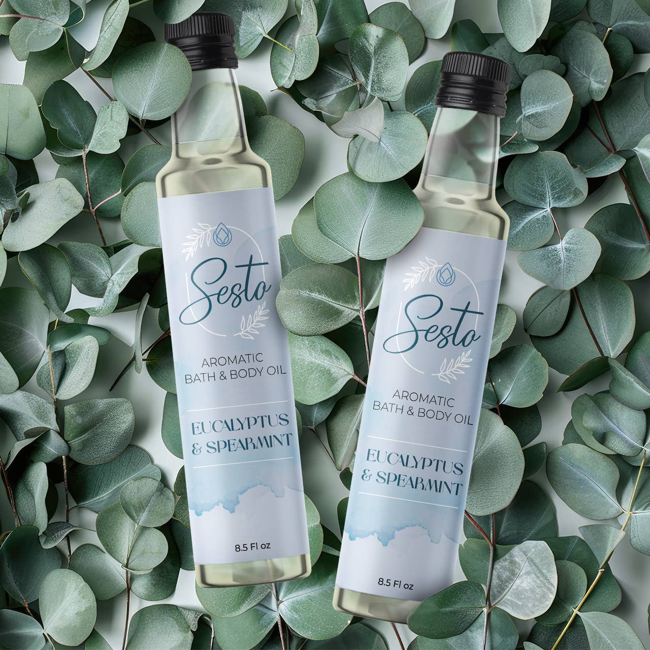 Sesto Aromatic Bath & Massage Oil - Eucalyptus & Spearmint