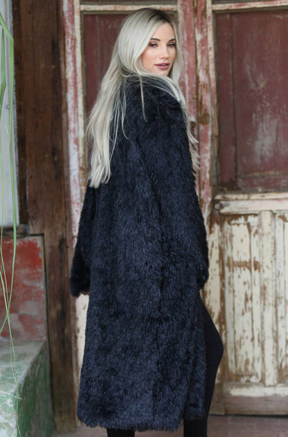 SJ711-ASIS FAUX FUR COAT