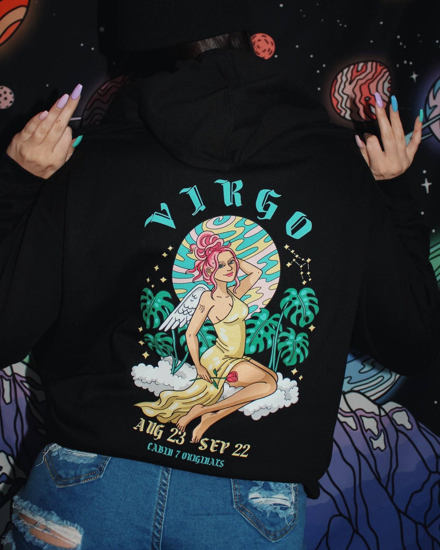 Virgo Hoodie: S