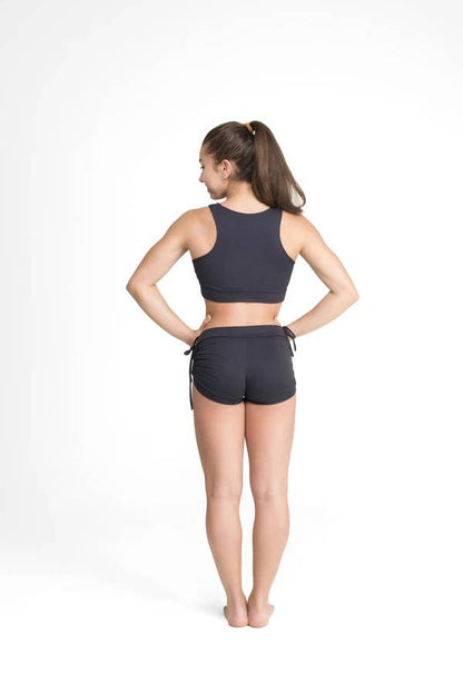 Side String Shorts Black Eco, Cool Form Light: M