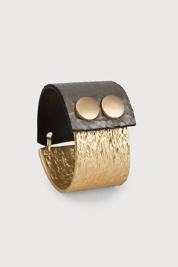 Textured Leather Bracelet