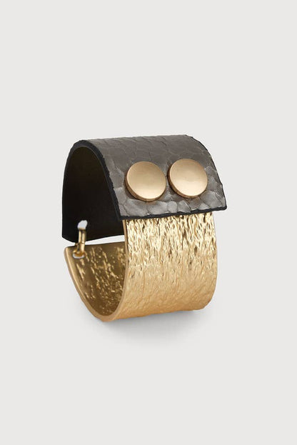 Textured Leather Bracelet