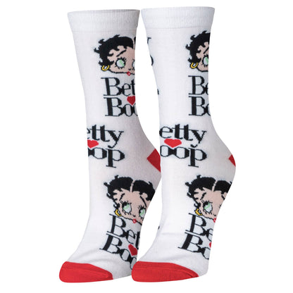 Betty Boop - Crazy Socks - Womens Crew Folded