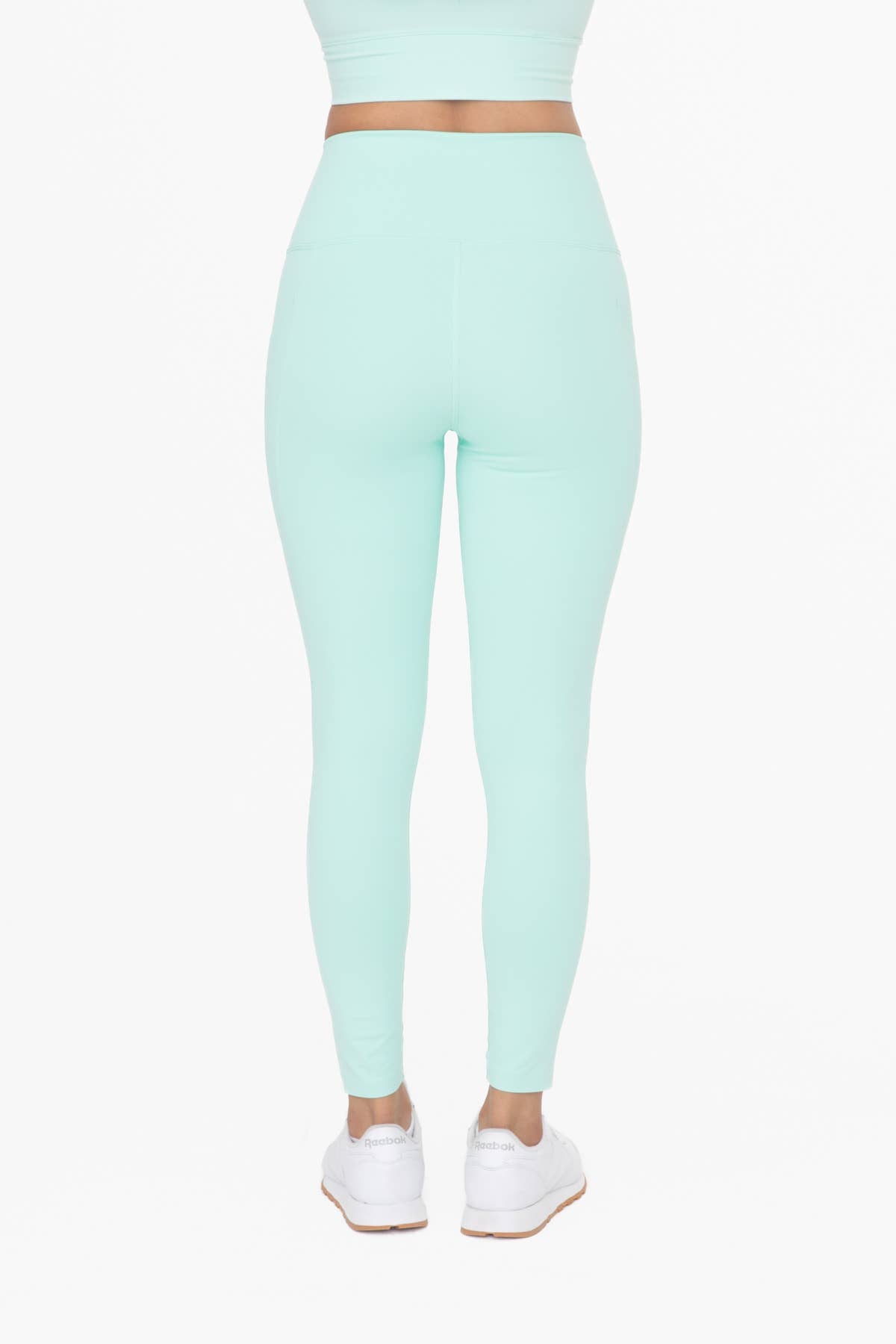 Laser-Cut and Bonded Essential Foldover Highwaist Leggings: CANDY PINK / S:M:L (2:2:2)
