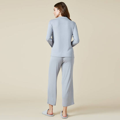 Aria - Slim Notch Collar PJ Set