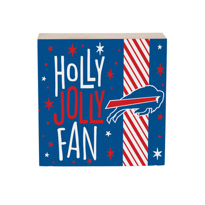 Buffalo Bills Block, Holiday, 6x6