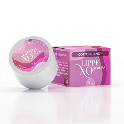 Cotton Candy Exfoliating Lip Scrub - Lippe XO