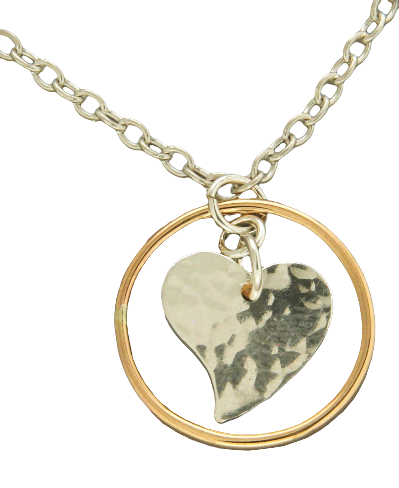Floating Heart Pendant Necklace