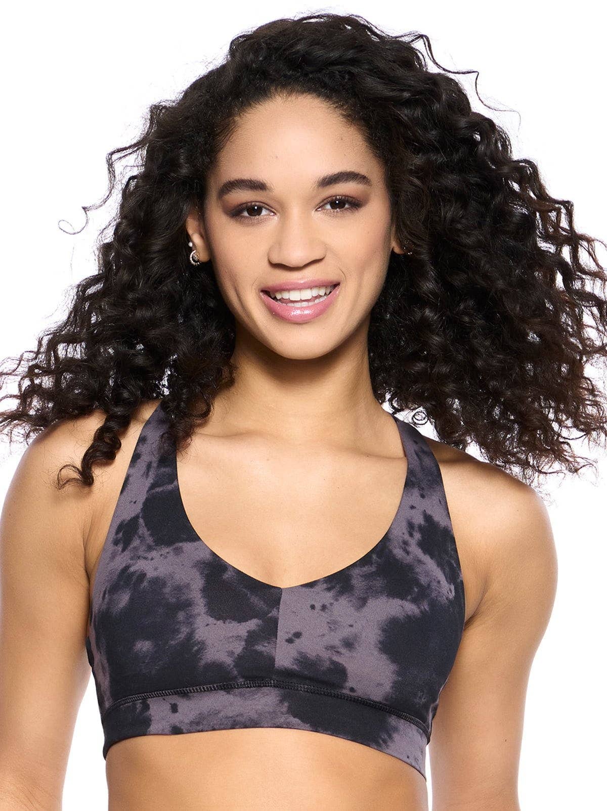 Velvety Soft Racerback Bralette 2-Pack - Charcoal Plum