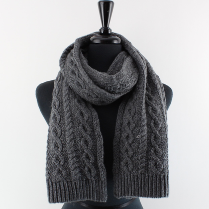 S24152A Cable Knit Scarf