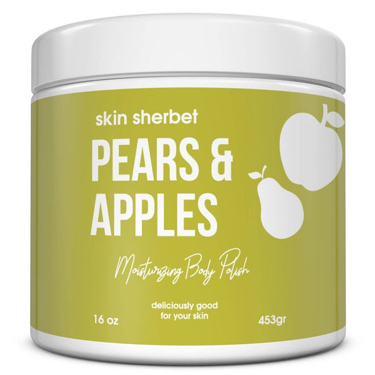 Skin Sherbet Pear & Apples Body Polish Salt Scrub - 23oz: Retail Product