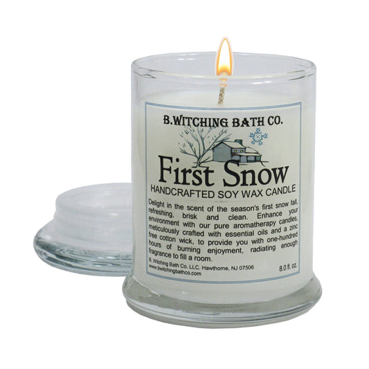 First Snow Soy Wax Apothecary Candles 8oz