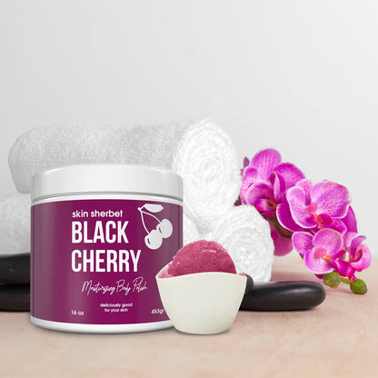 Skin Sherbet Black Cherry Body Polish Salt Scrub - 23oz