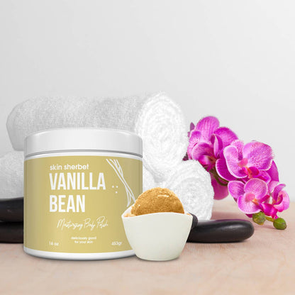 Skin Sherbet Vanilla Bean Body Polish Salt Scrub - 23oz: Retail Product