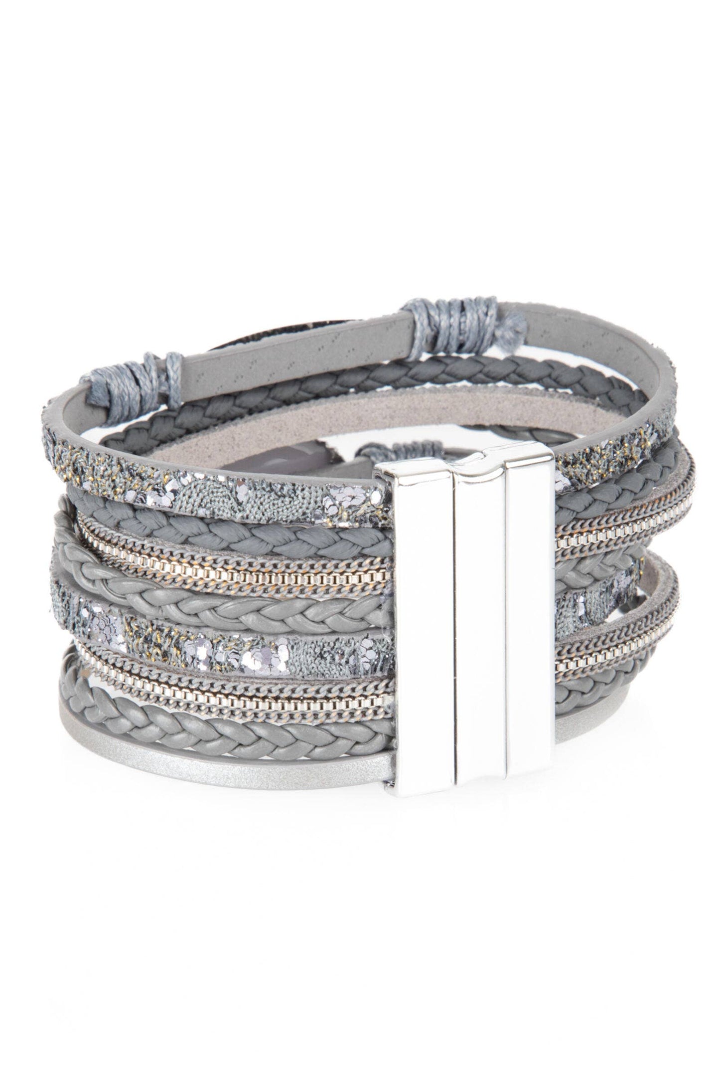 Sparkly Druzy Braided Bracelet