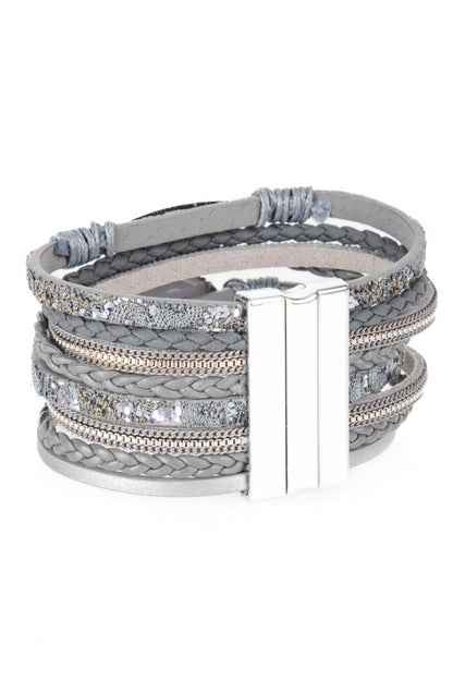 Sparkly Druzy Braided Bracelet