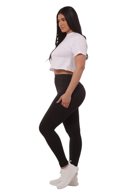 High Waist Fleece Leggings - Butt Lifting
