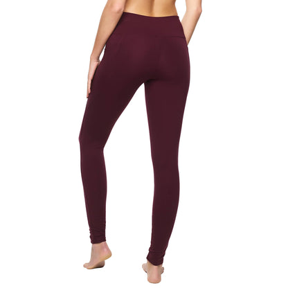 900455 (BLK) / XL  Athletic Pocket Leggings: Black