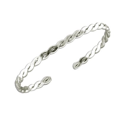Flat Twist Cuff Bracelet