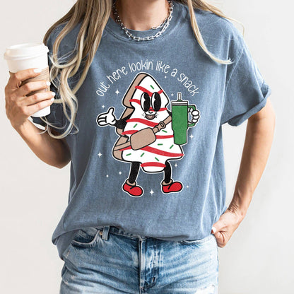 Out Here Looking Like A Snack, Christmas Tree, Bougie Tshirt