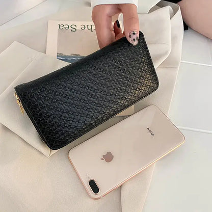 Designer Wallet Card Holder: Grey