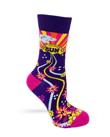 Here Comes The Sun Women's Crew Socks