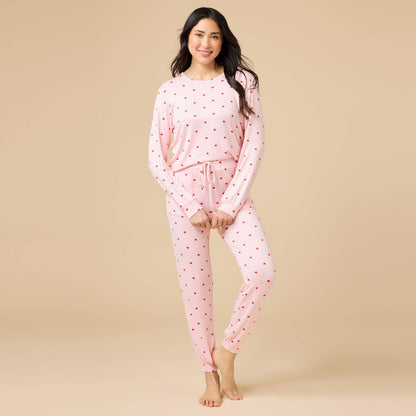 Women's Cloud Soft Dream Crew Neck Lounge Set - Oprah's Fave