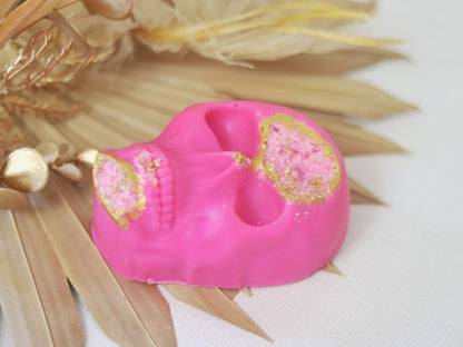 Gilded Quartz Skull Soap