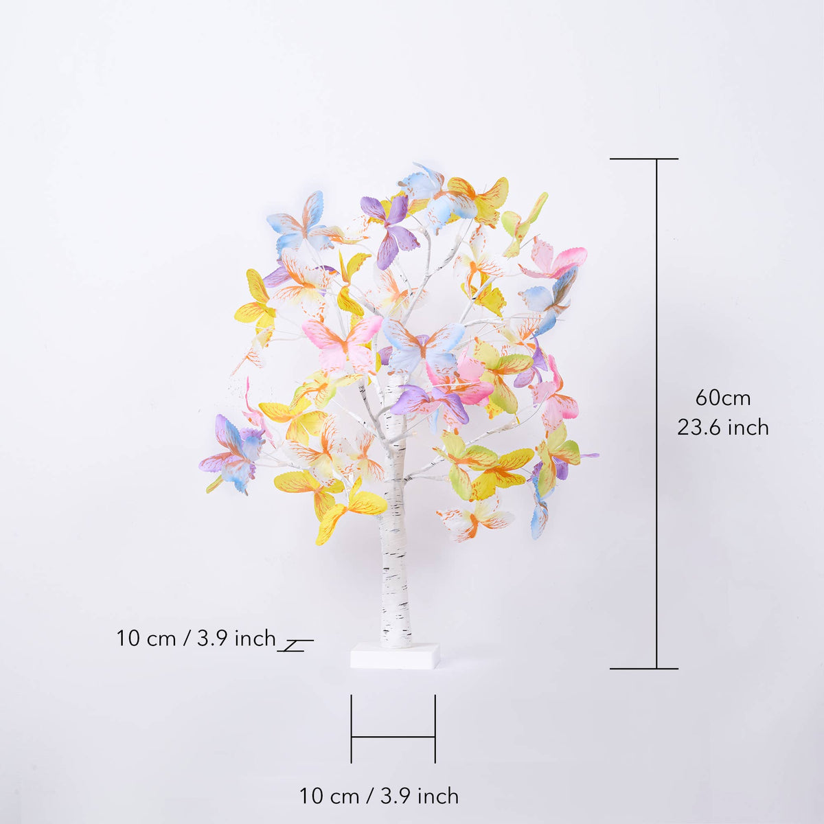 Lighted Birch Table Lamp