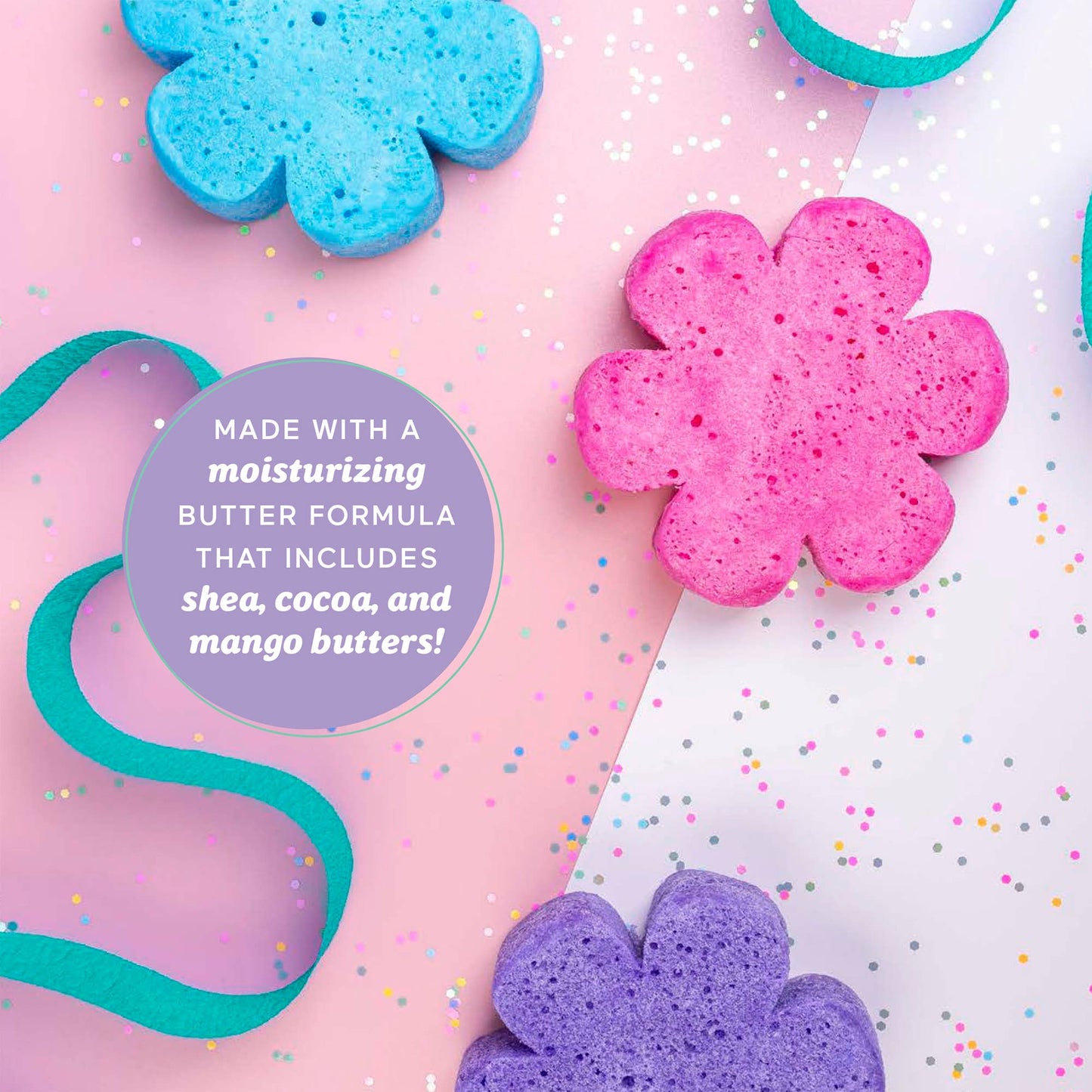 Soap Infused Spongie-Blooming Bubbles