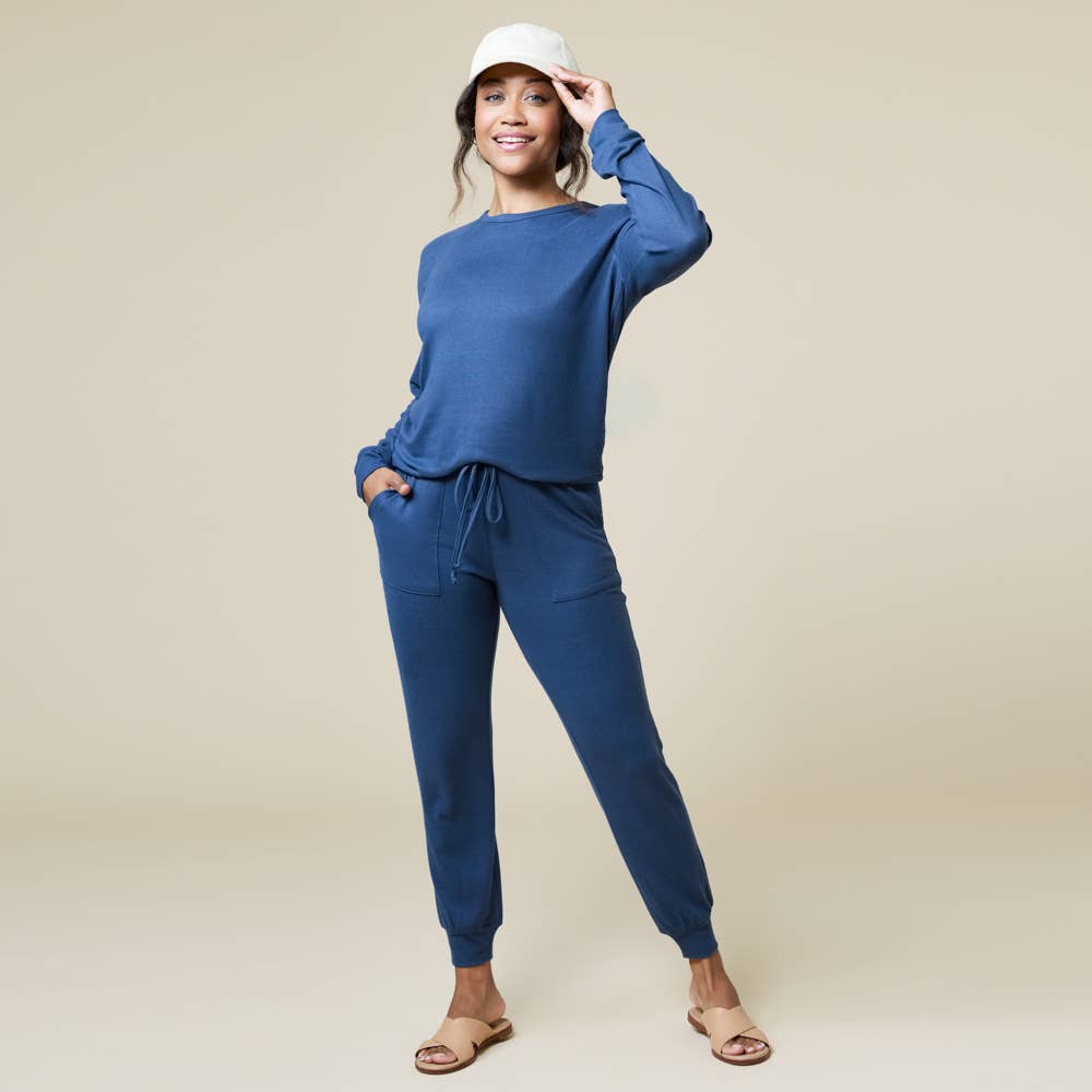 Women's Cloud Soft Dream Crew Neck Lounge Set - Oprah's Fave