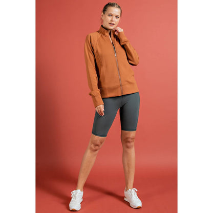 PONTI JACKET WITH POCKET: Charcoal / L