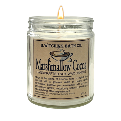 Marshmallow Cocoa Soy Wax Candle 9oz.