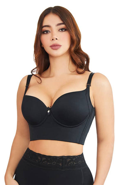 Max Back Coverage Bra: Black / 40B