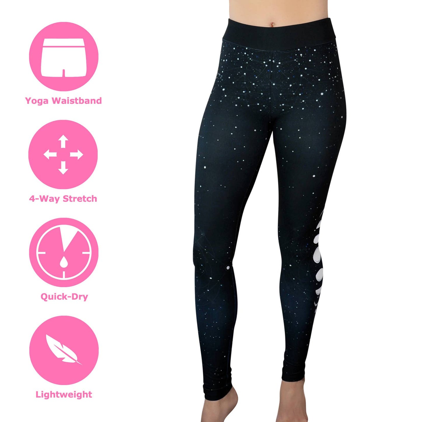 Moonlight - High Waist Leggings: L/XL 12-18