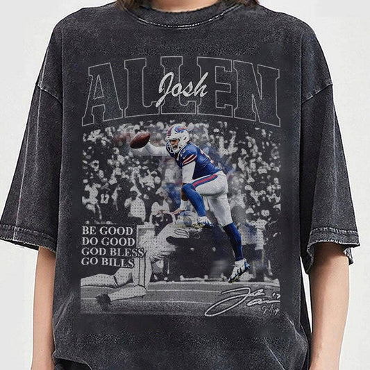Vintage Josh Allen Buffalo Football Shirt