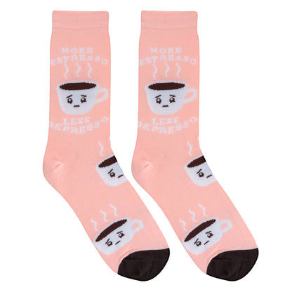 Crazy Socks - Womens Crew - More Espresso
